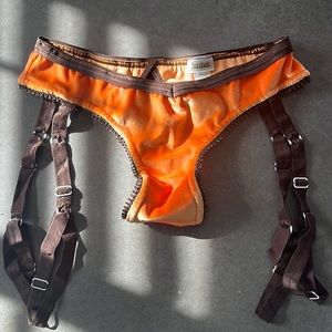 Solstice Intimates garter panties size Small